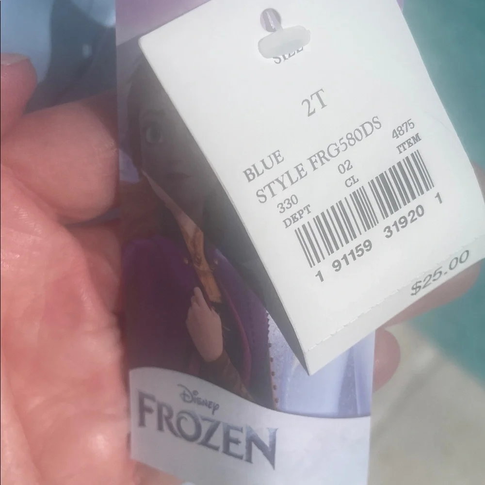 NWT | Elsa Disney Frozen Blue Dress | 2T - Picture 2 of 7